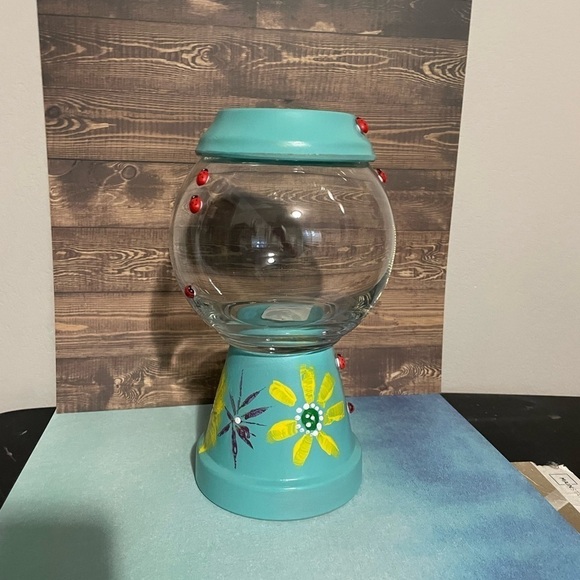 Flower cookie jar container - Picture 9 of 9